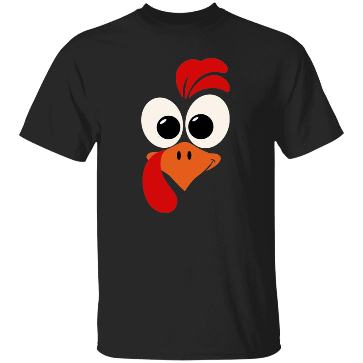 Thanksgiving Turkey Face Costume Funny Unsex T-Shirt