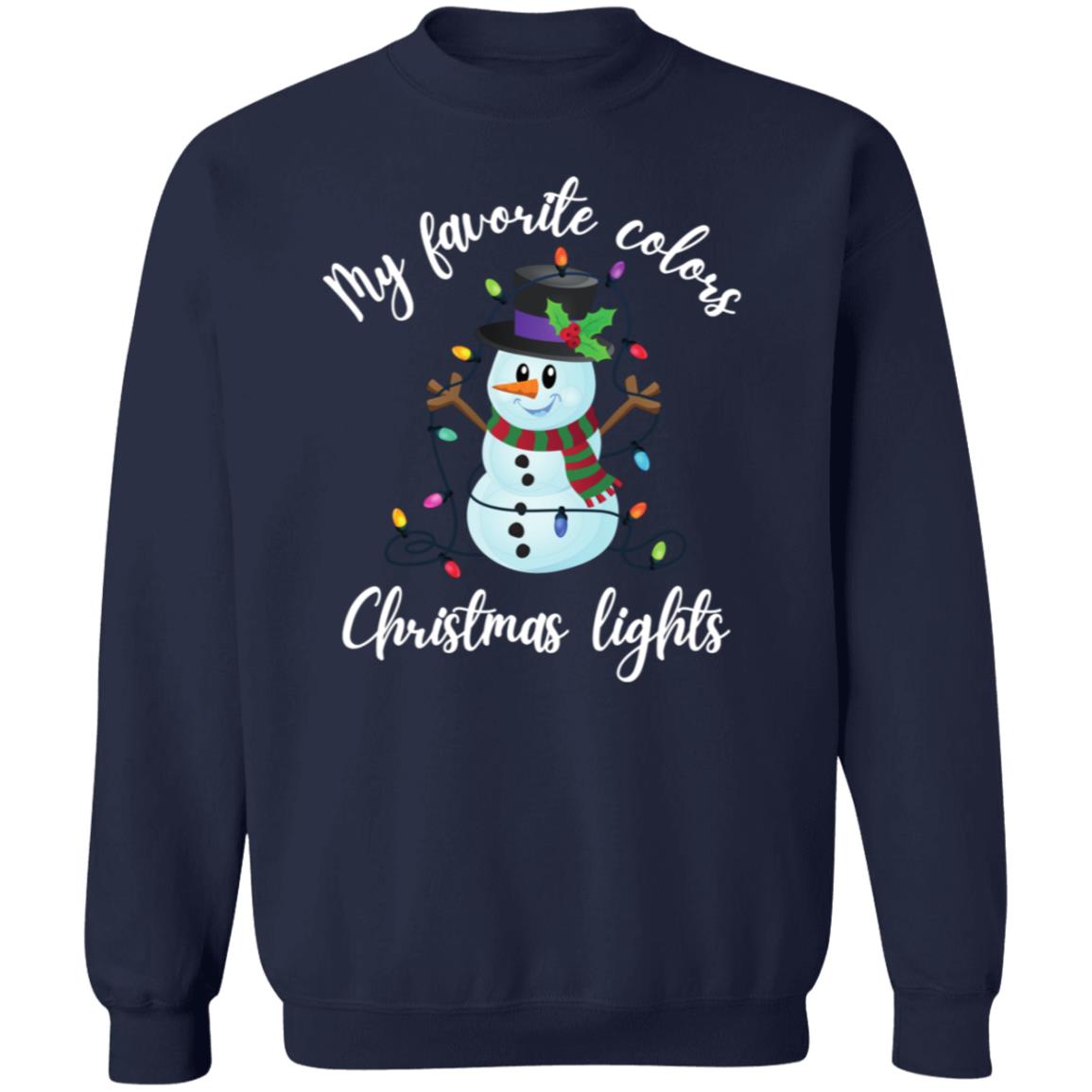 My Favorite Colors Snowman Soft Unisex Sweatshirt