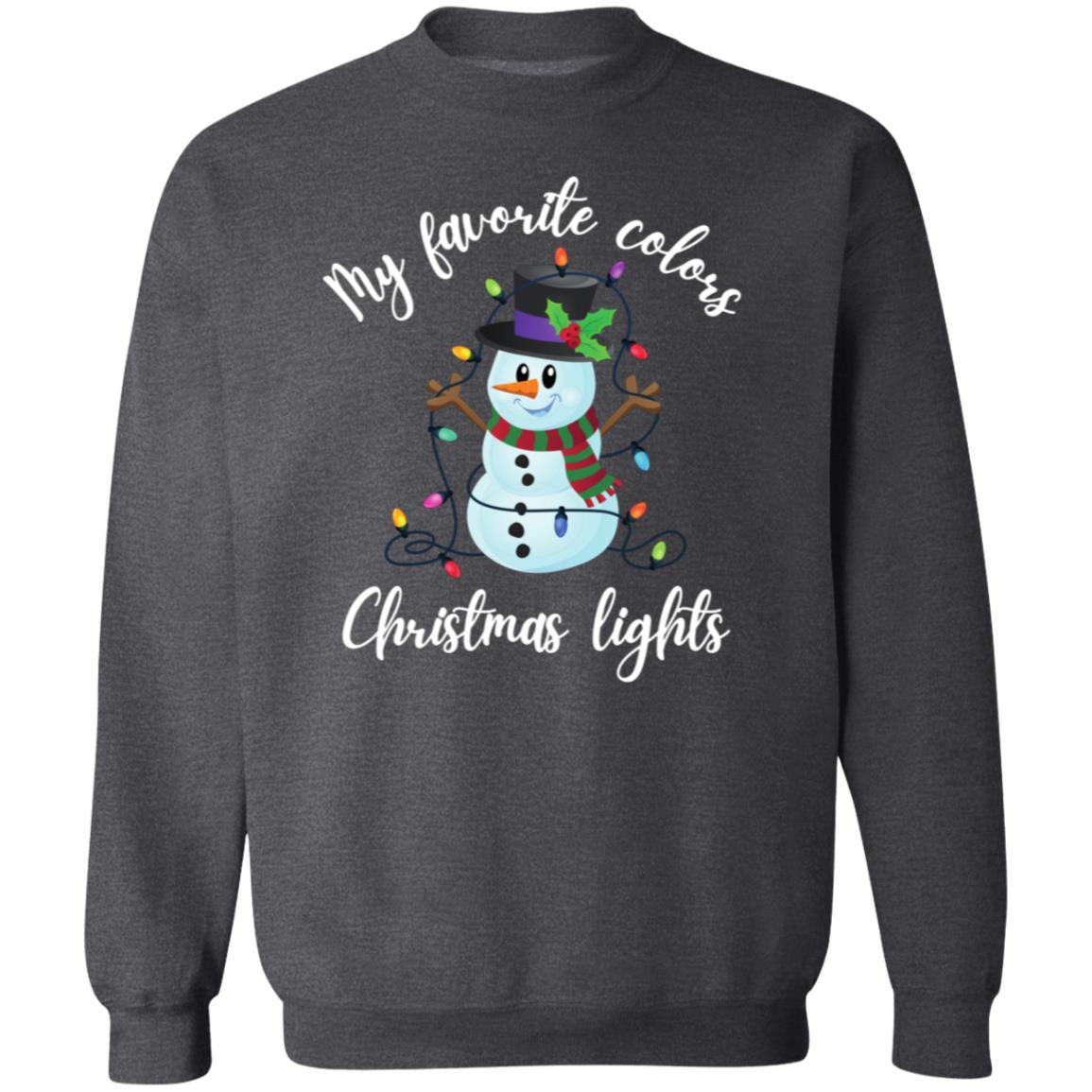 My Favorite Colors Snowman Soft Unisex Sweatshirt