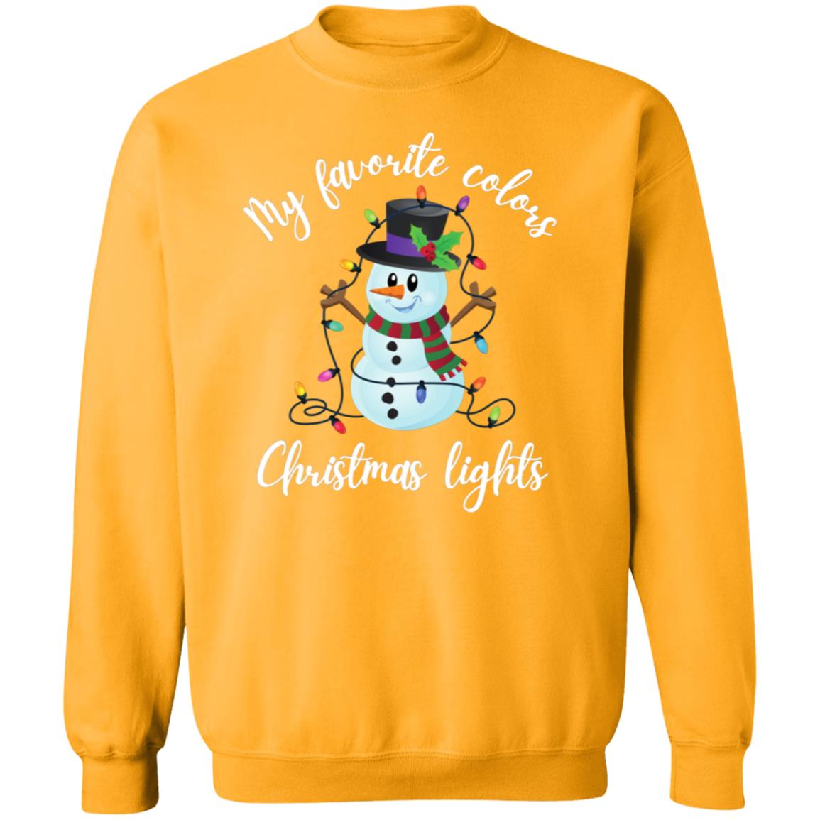 My Favorite Colors Snowman Soft Unisex Sweatshirt