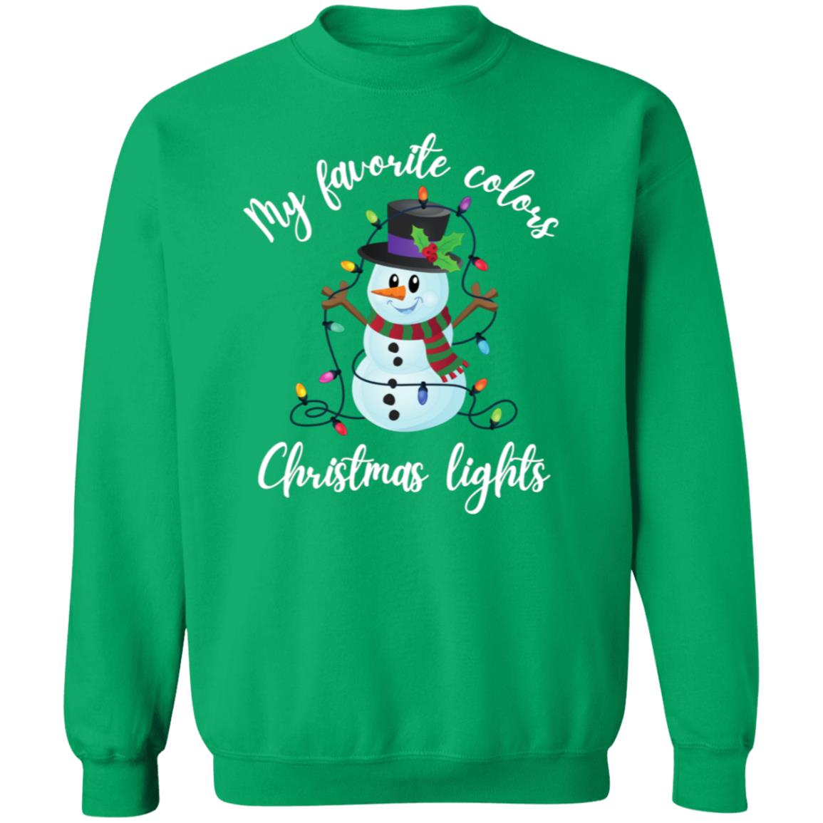 My Favorite Colors Snowman Soft Unisex Sweatshirt