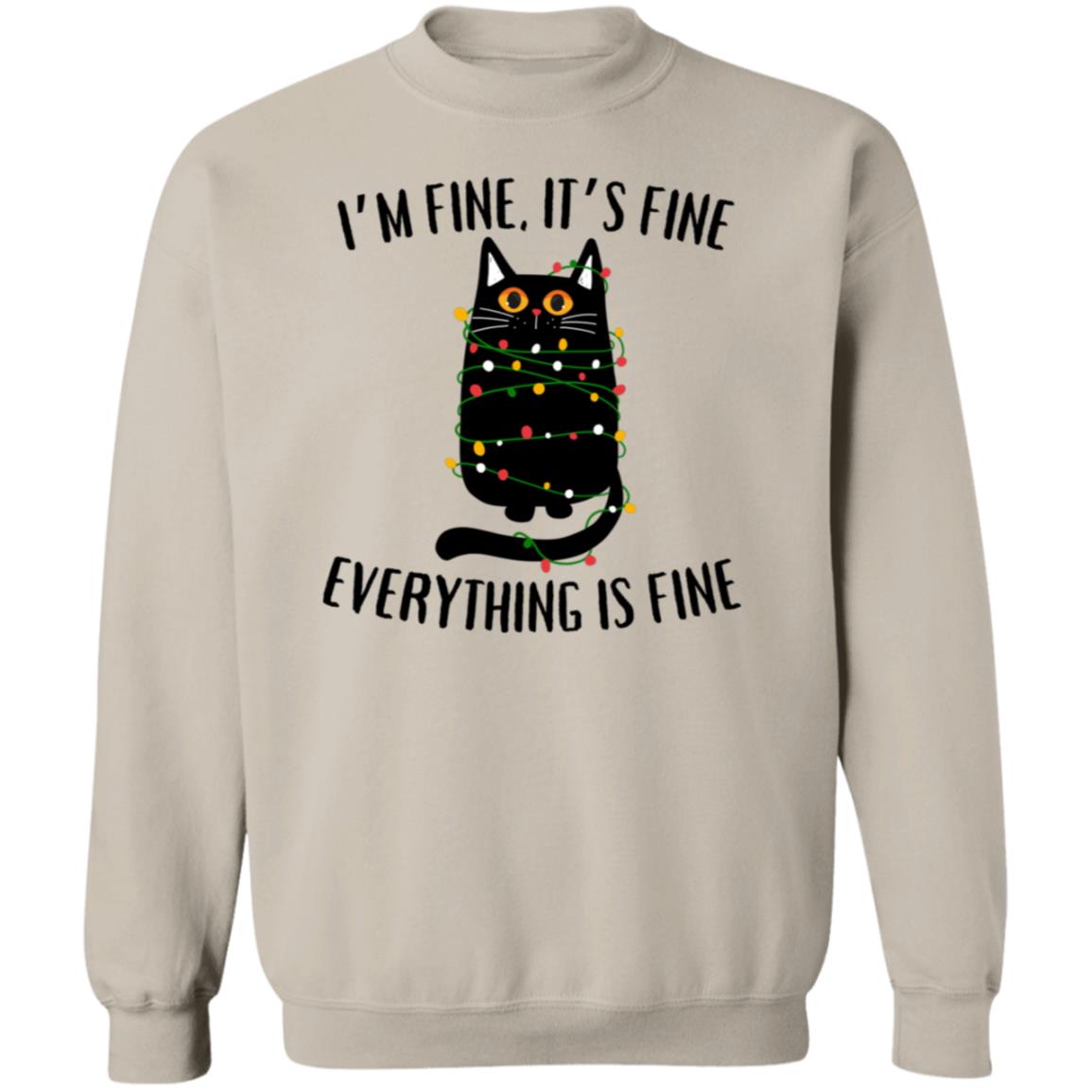 It's Fine, I'm Fine Soft Unisex Pullover Sweatshirt