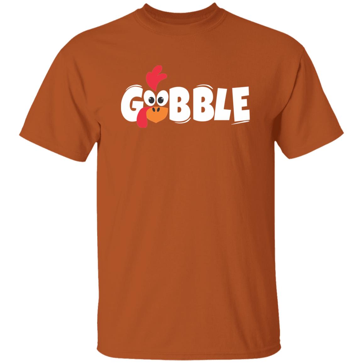 Gobble Gobble Thanksgiving T-Shirt Unisex Funny Turkey Graphic Print Shirts Thanksgiving Gift Fall Tee Top