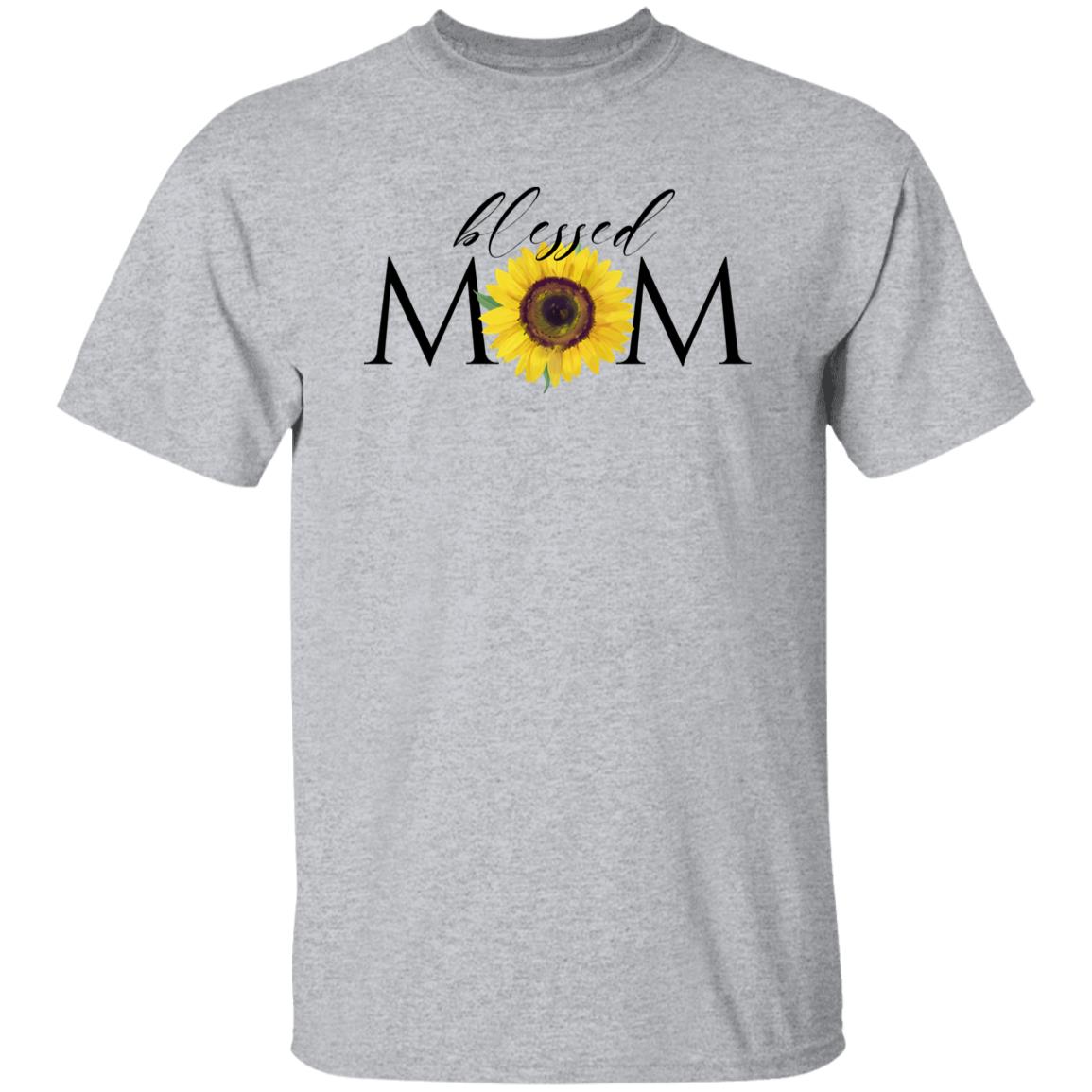 Blessed Mom Unisex T-Shirt Sunflower Mom T-shirt