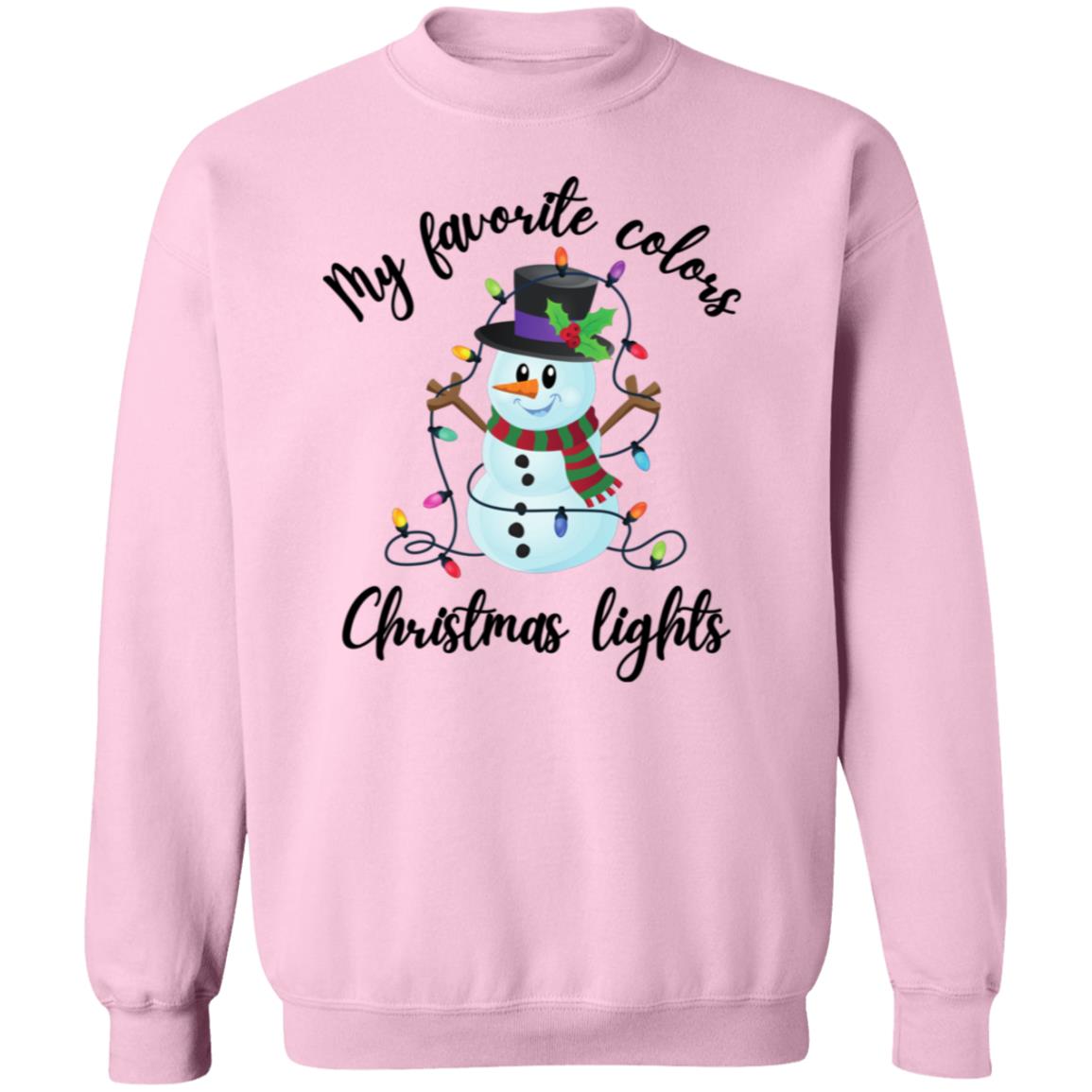 My Favorite Colors Snowman Soft Unisex Sweatshirt