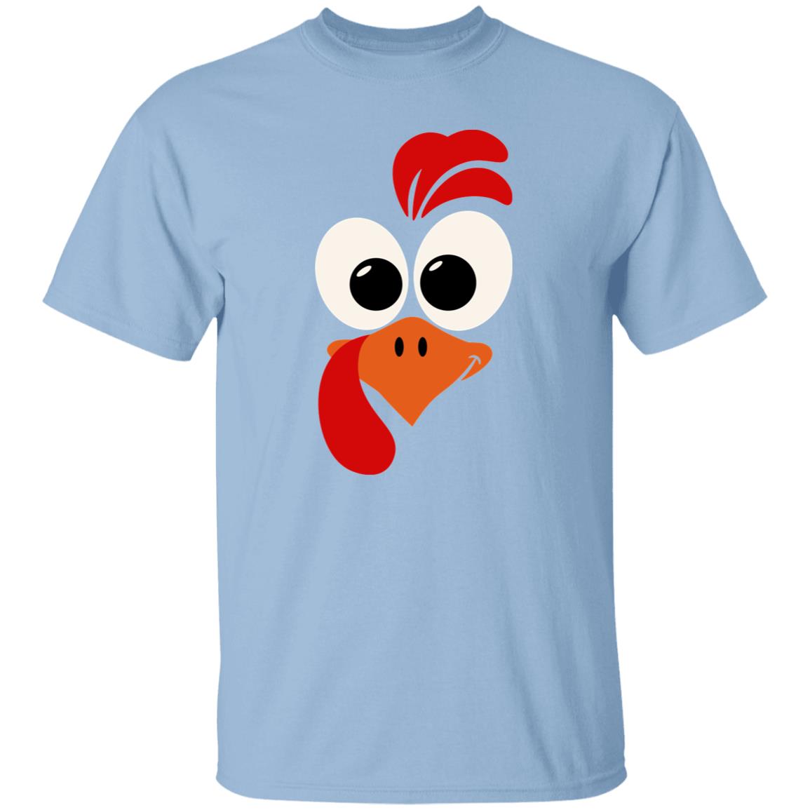 Thanksgiving Turkey Face Costume Funny Unsex T-Shirt