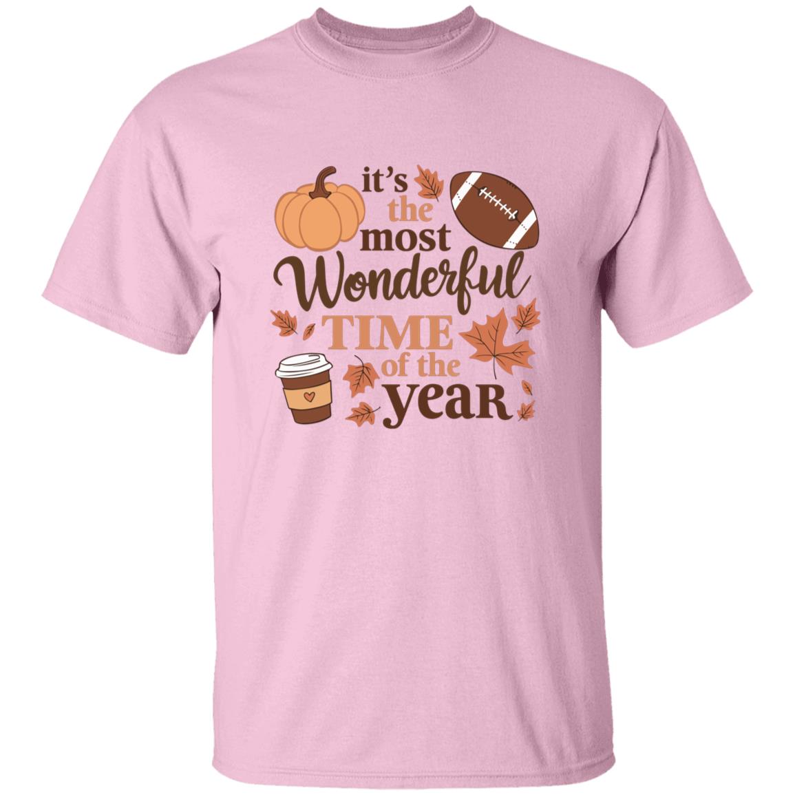 It's The Most Wonderful Time Of The Year Funny Men Women Thanksgiving Football T-Shirt