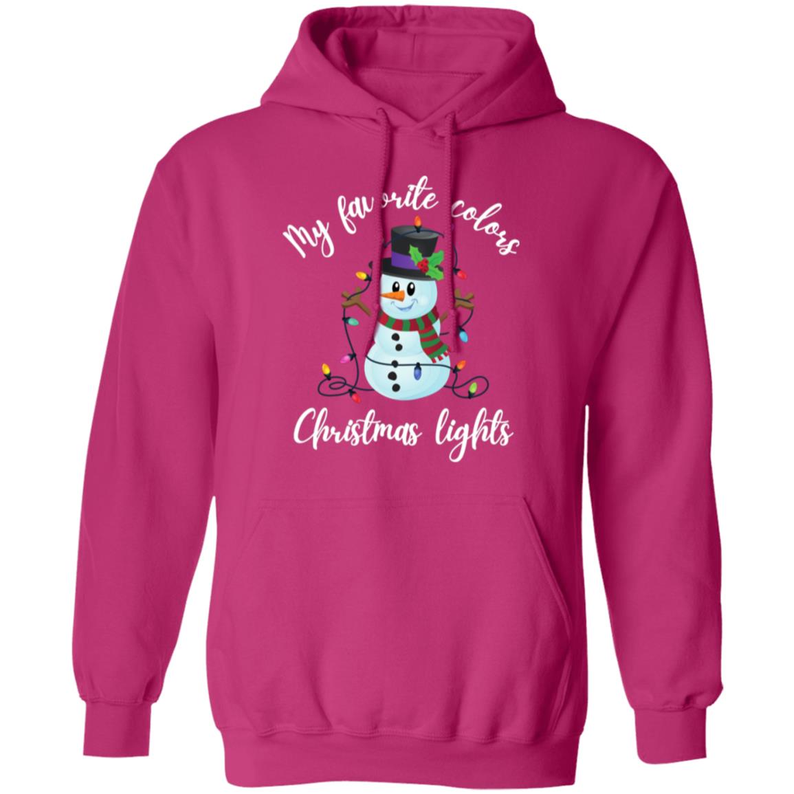 My Favorite Colors Snowman Soft Unisex Hoodie