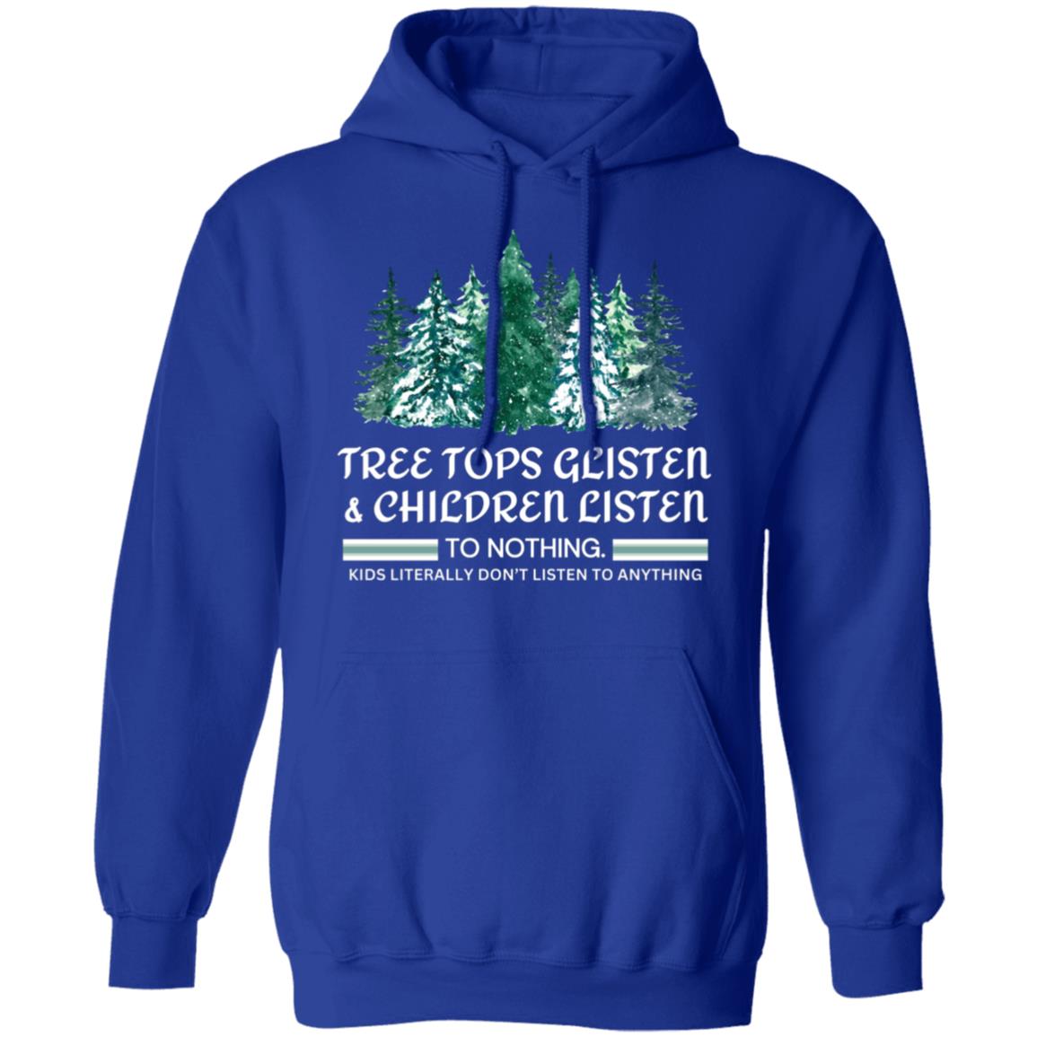 Tree Top Glisten Soft Unisex Pullover Hoodie