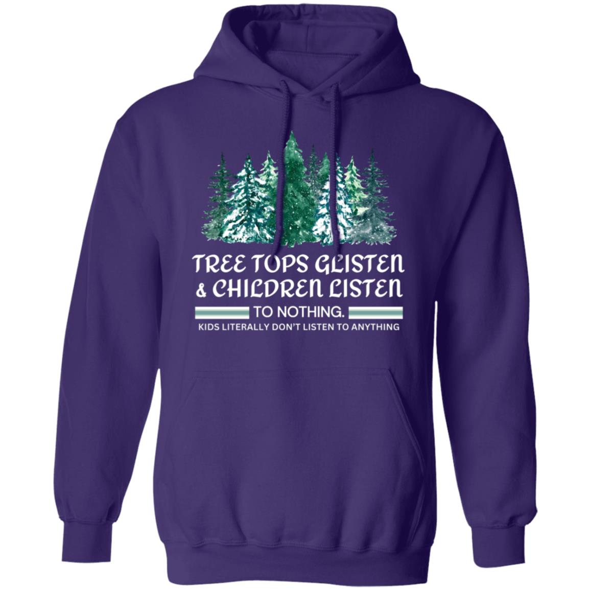 Tree Top Glisten Soft Unisex Pullover Hoodie