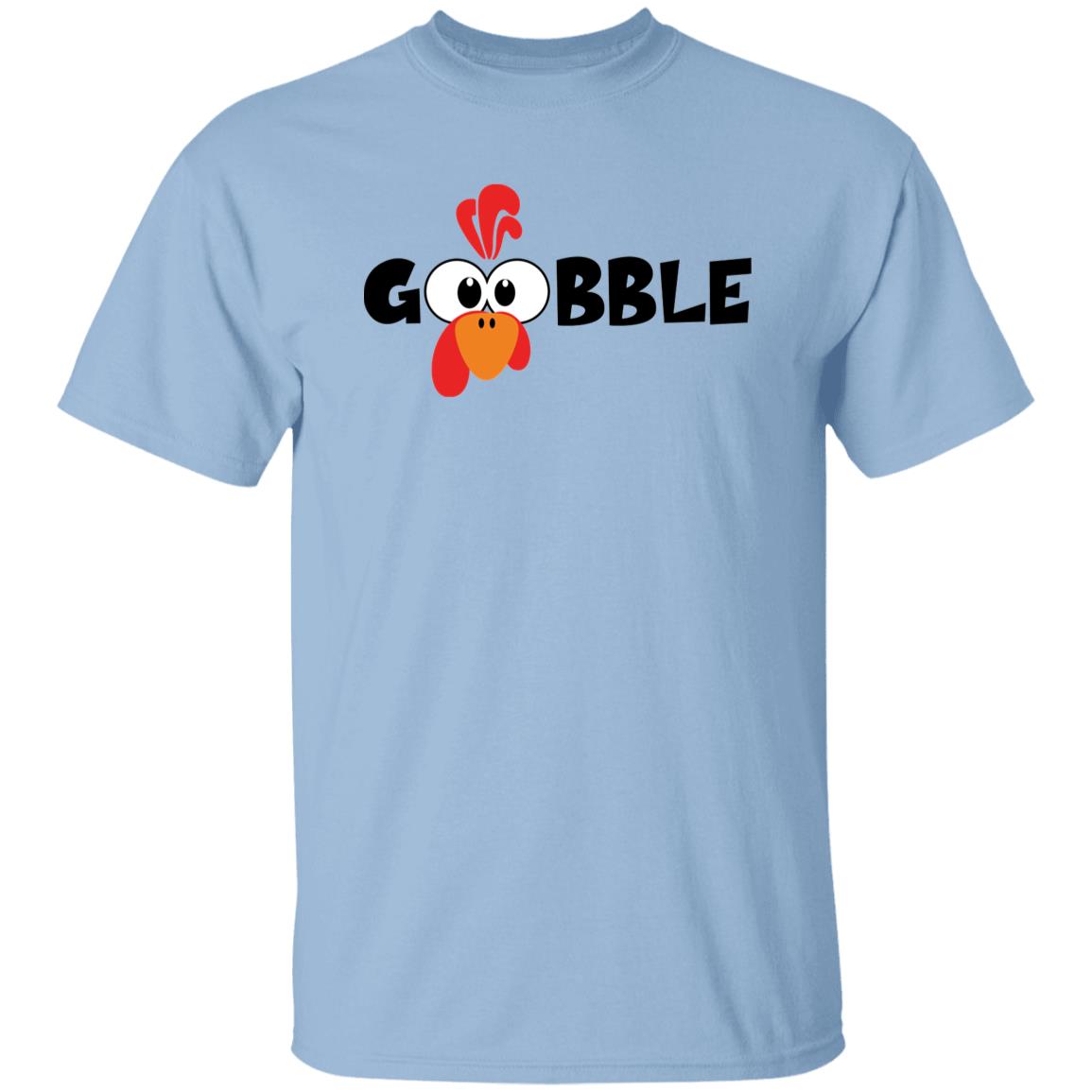 Gobble Gobble Thanksgiving T-Shirt Unisex Funny Turkey Graphic Print Shirts Thanksgiving Gift Fall Tee Top