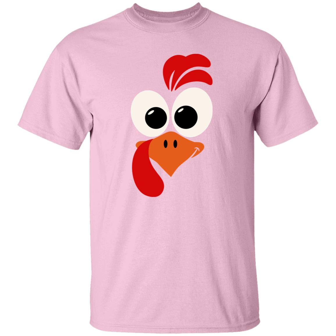 Thanksgiving Turkey Face Costume Funny Unsex T-Shirt