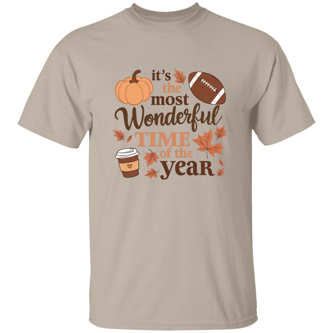 It's The Most Wonderful Time Of The Year Funny Men Women Thanksgiving Football T-Shirt