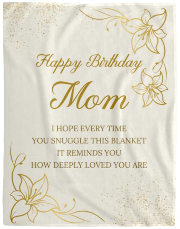 Birthday Gifts for Mom, Mom Birthday Gifts from Daughter, Moms Birthday Gift Ideas, Mothers Birthday Gifts from Son, Unique Gifts for Mom Birthday, Mom Gift Fleece Blanket