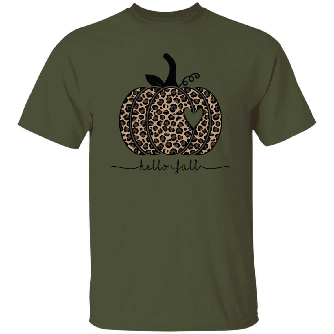 Glitter Pumpkin Hello Fall Halloween Fall Pumpkin Shirt Heart Pumpkin T-shirt Fall Halloween Tee