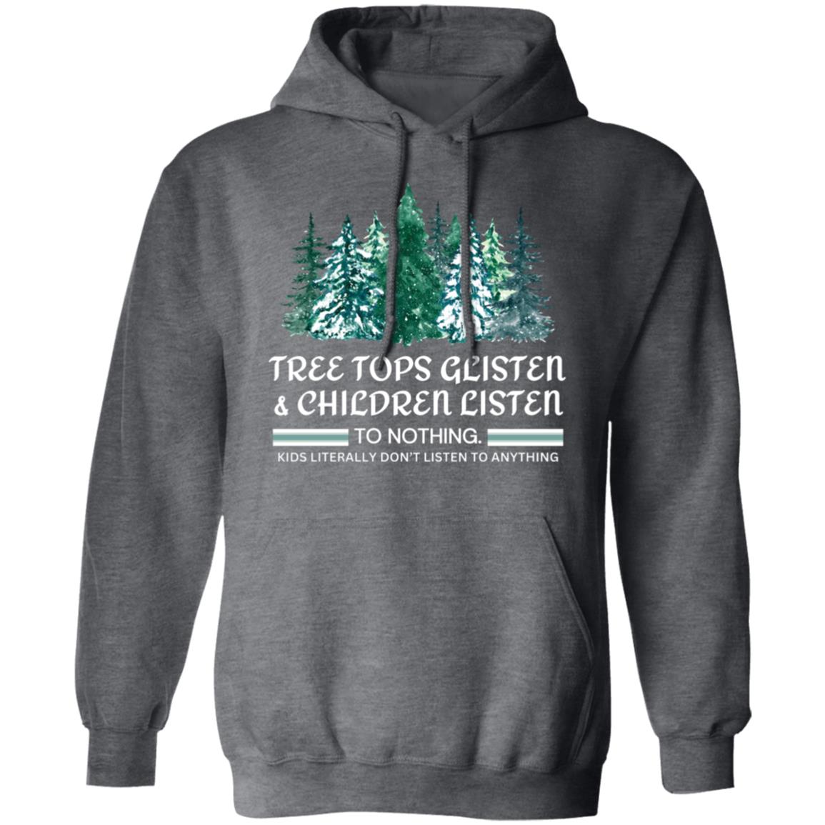 Tree Top Glisten Soft Unisex Pullover Hoodie