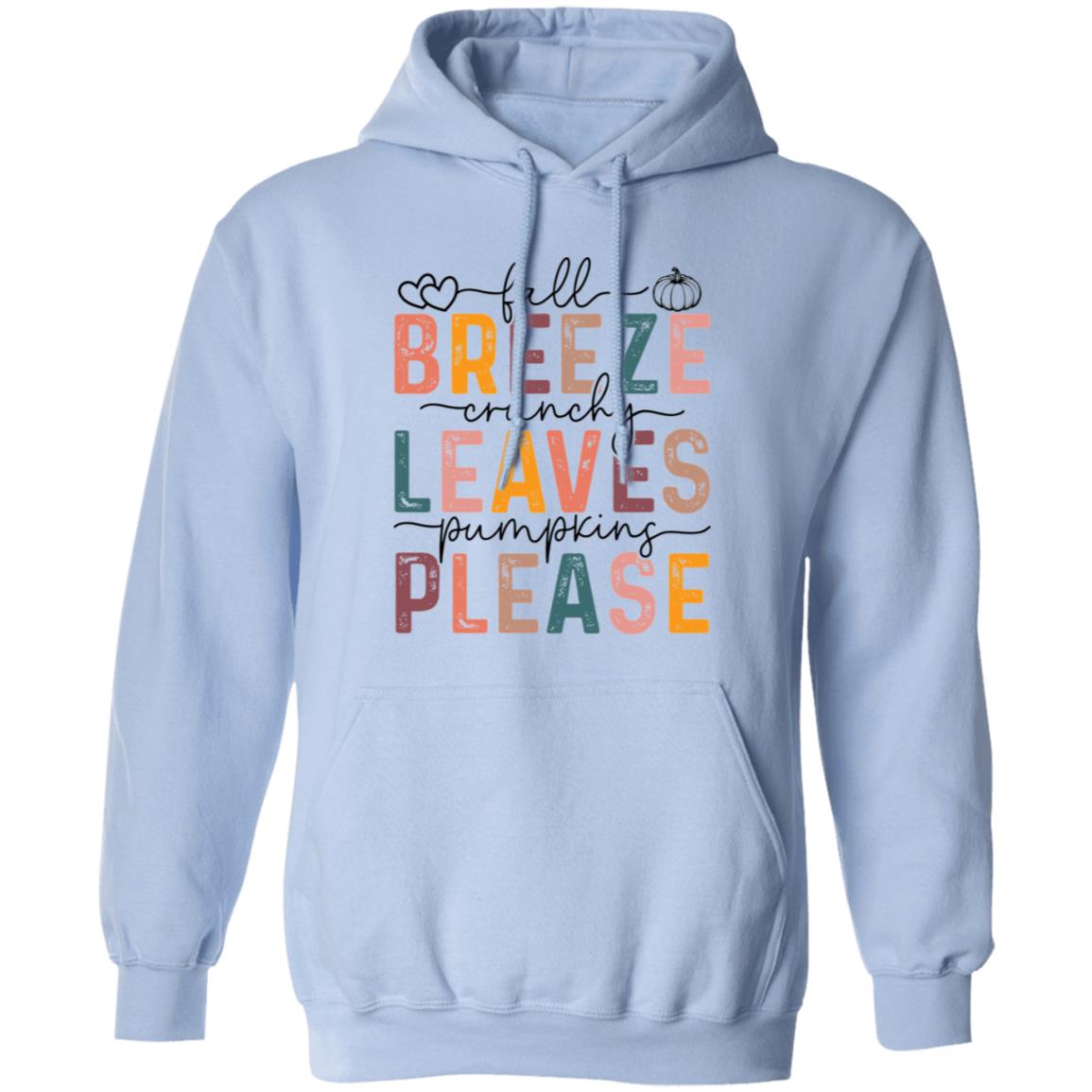 Fall Breeze Unisex Casual Autumn Thanksgiving Graphic Tees Halloween Pullover Hoodie