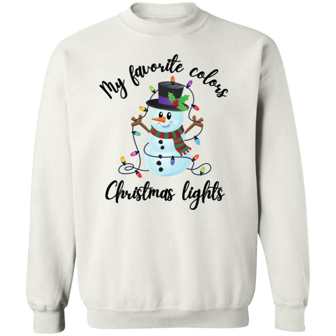 My Favorite Colors Snowman Soft Unisex Sweatshirt