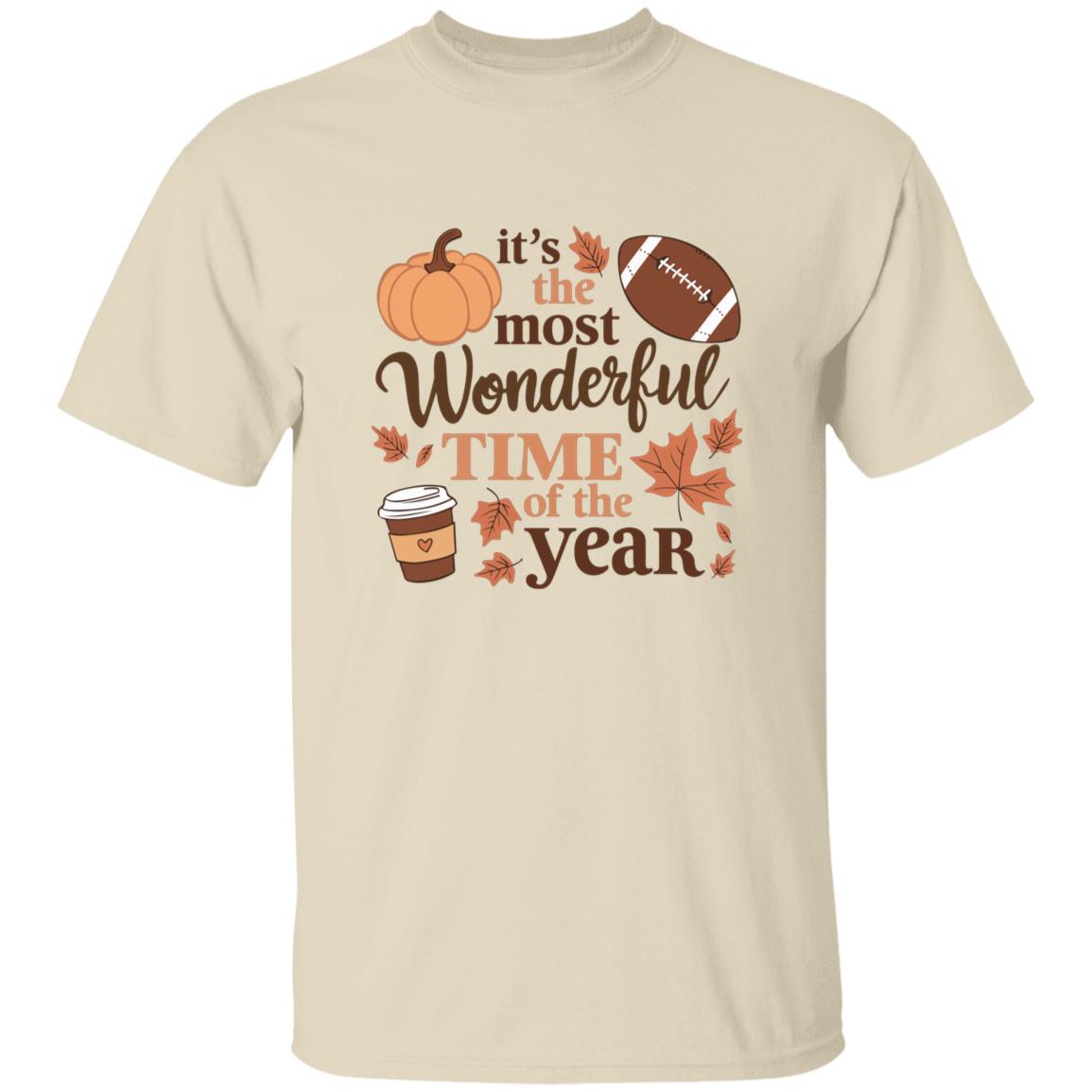 It's The Most Wonderful Time Of The Year Funny Men Women Thanksgiving Football T-Shirt