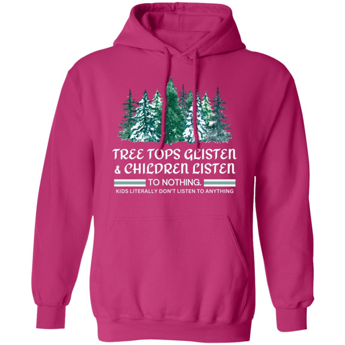 Tree Top Glisten Soft Unisex Pullover Hoodie