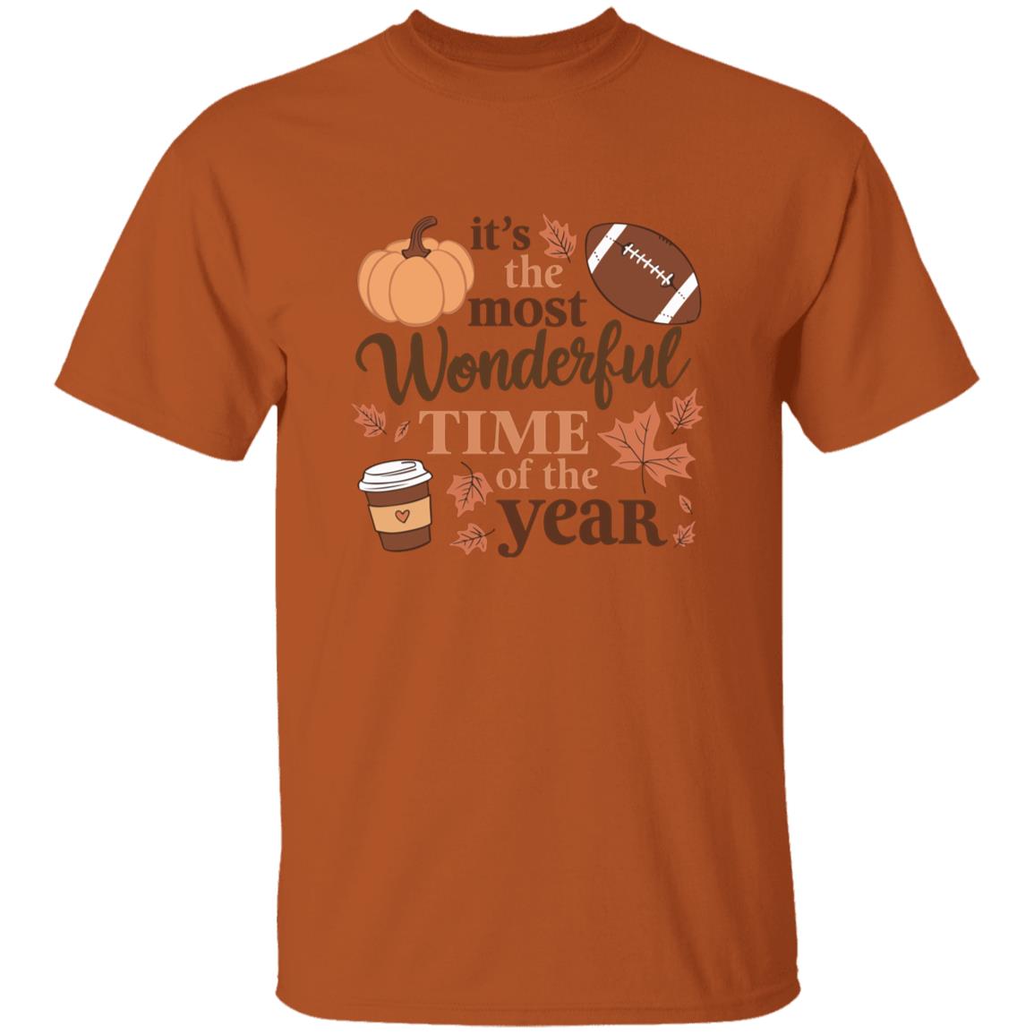 It's The Most Wonderful Time Of The Year Funny Men Women Thanksgiving Football T-Shirt