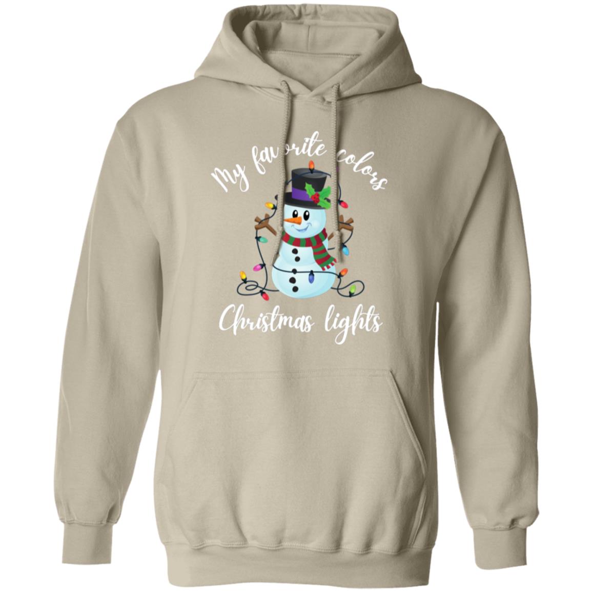 My Favorite Colors Snowman Soft Unisex Hoodie