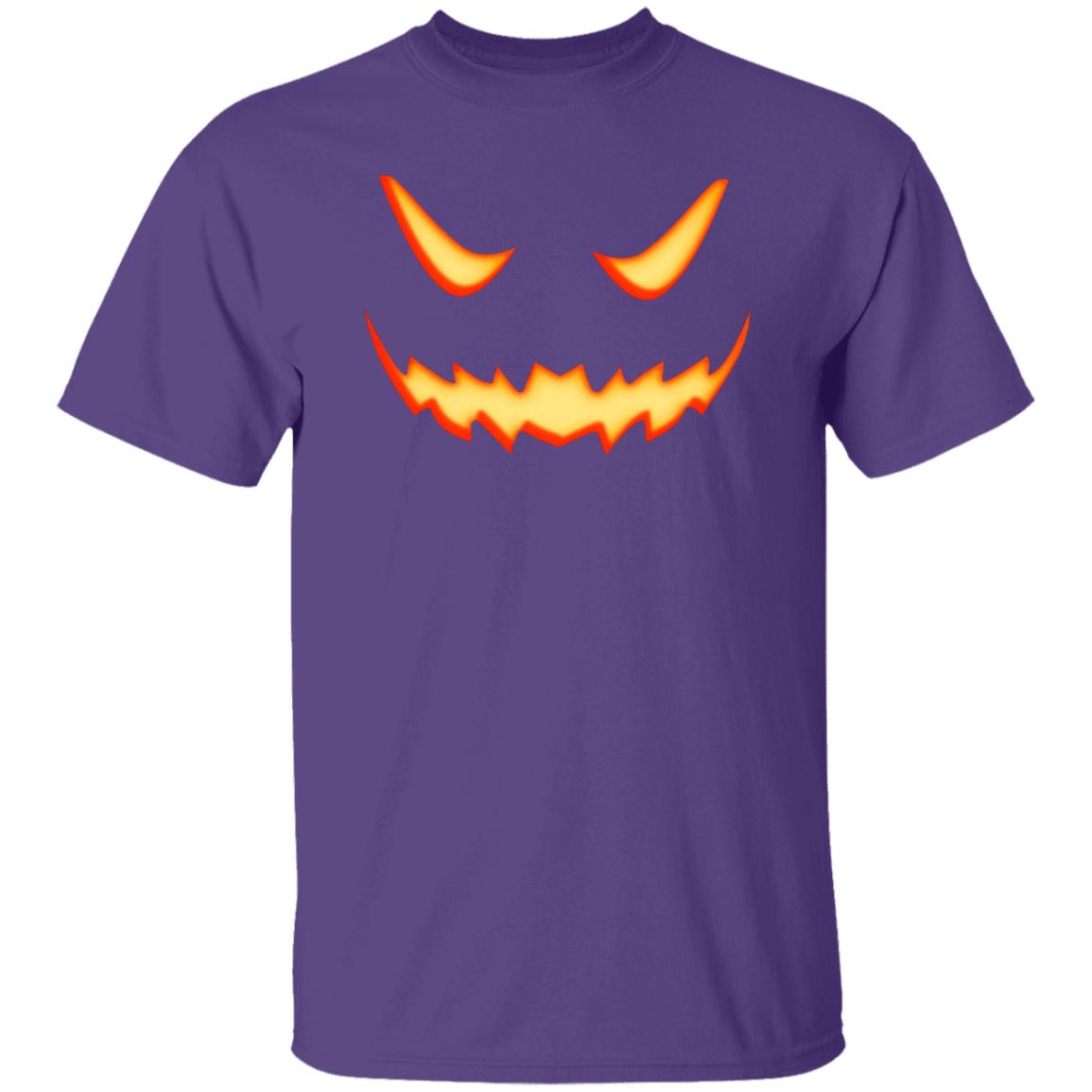 Scary Pumpkin Jack O Lantern Face Halloween Unisex T-Shirt