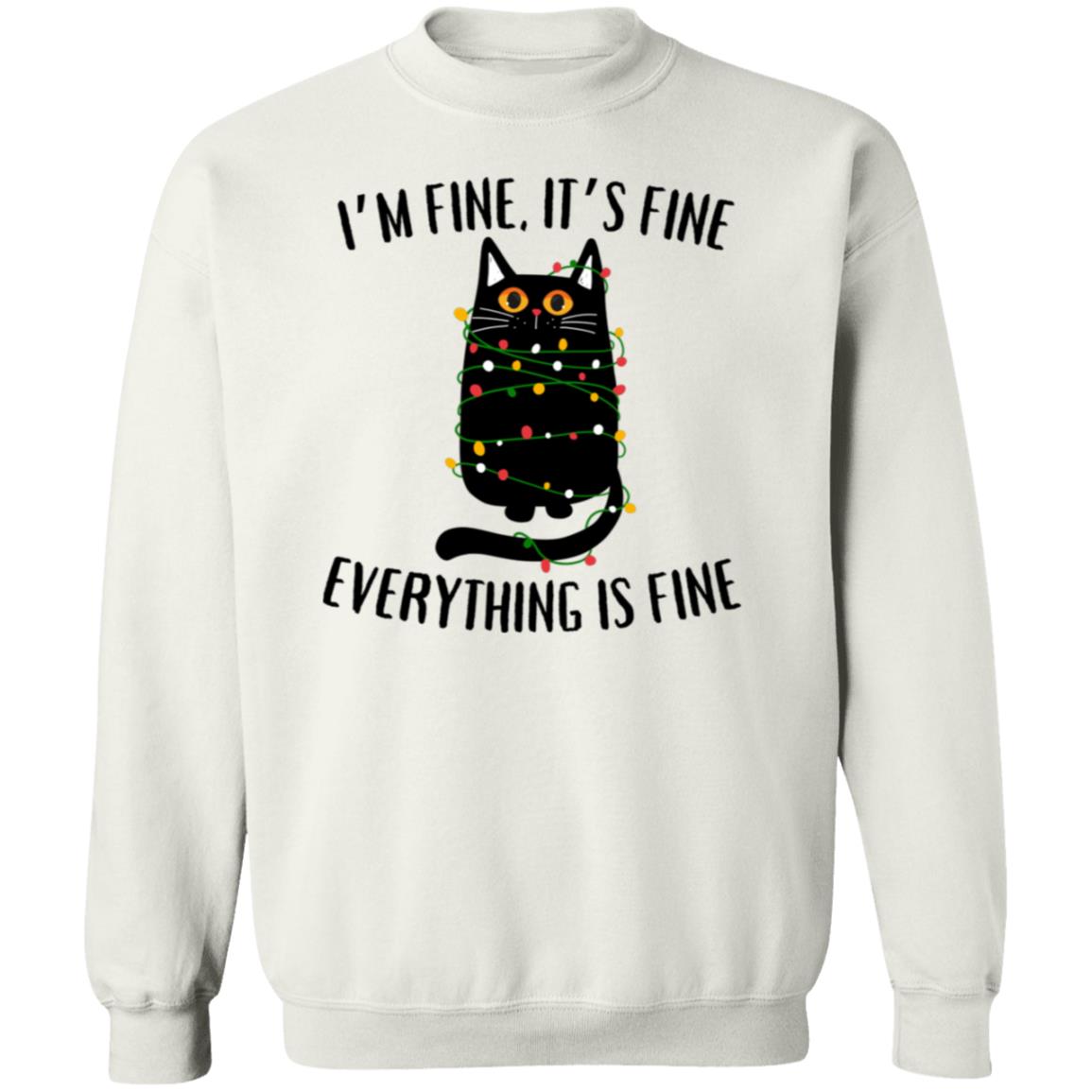 It's Fine, I'm Fine Soft Unisex Pullover Sweatshirt