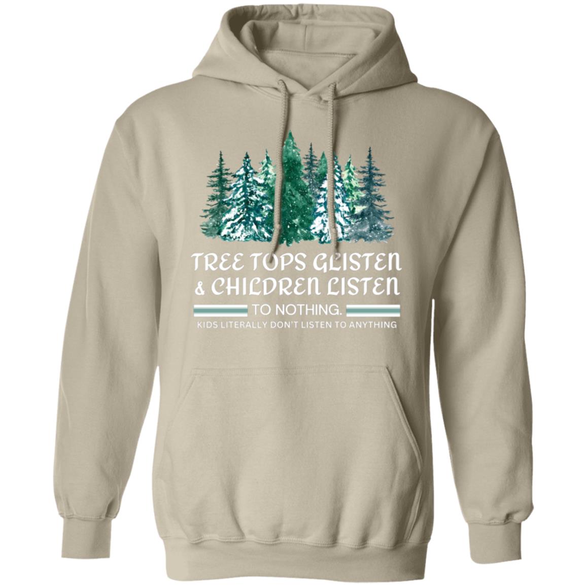 Tree Top Glisten Soft Unisex Pullover Hoodie