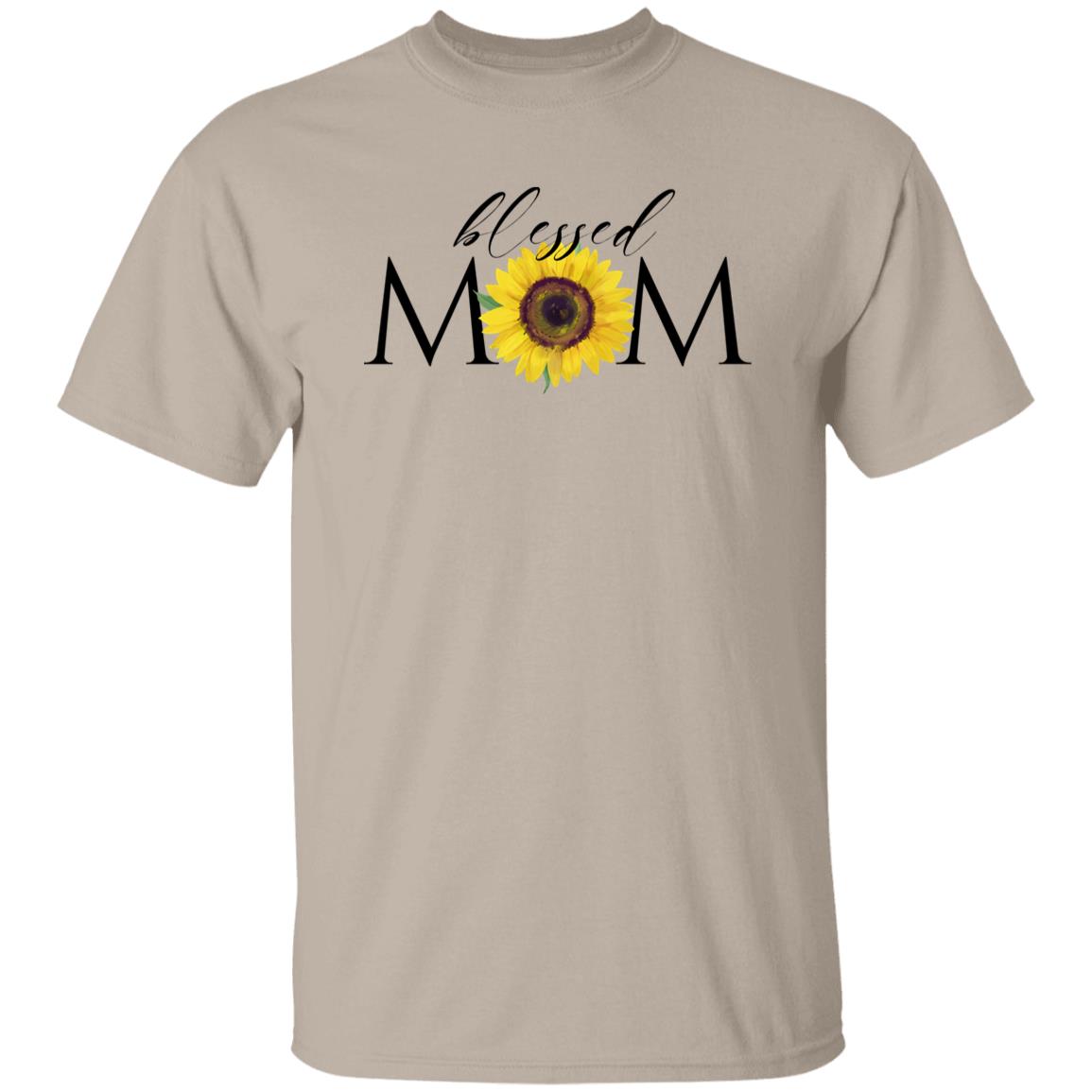 Blessed Mom Unisex T-Shirt Sunflower Mom T-shirt