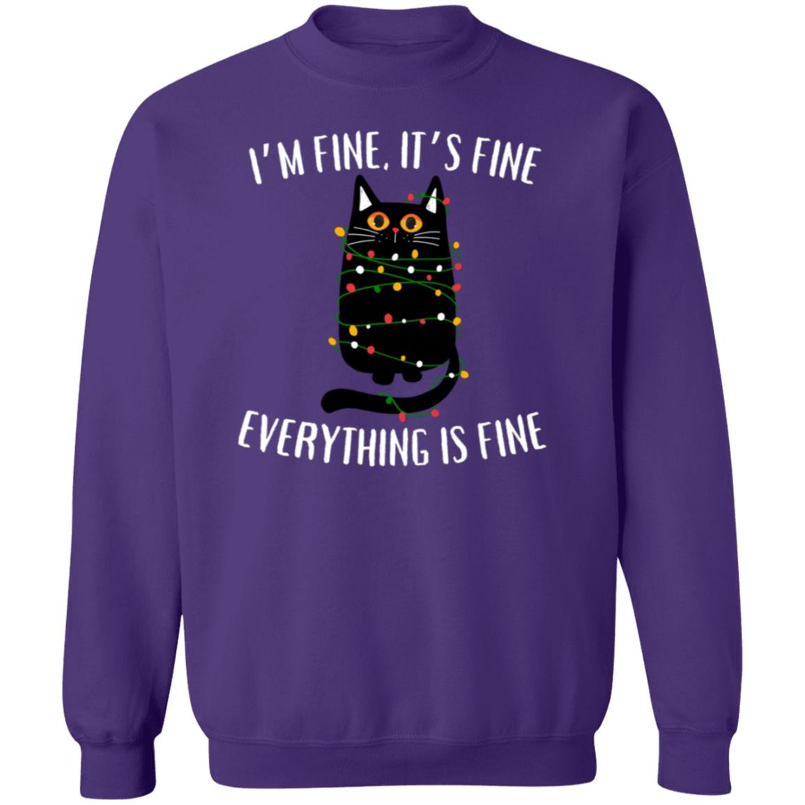 It's Fine, I'm Fine Soft Unisex Pullover Sweatshirt