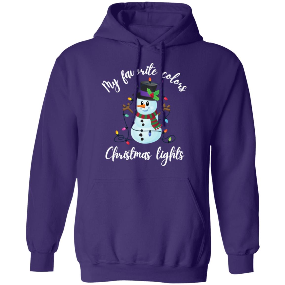 My Favorite Colors Snowman Soft Unisex Hoodie