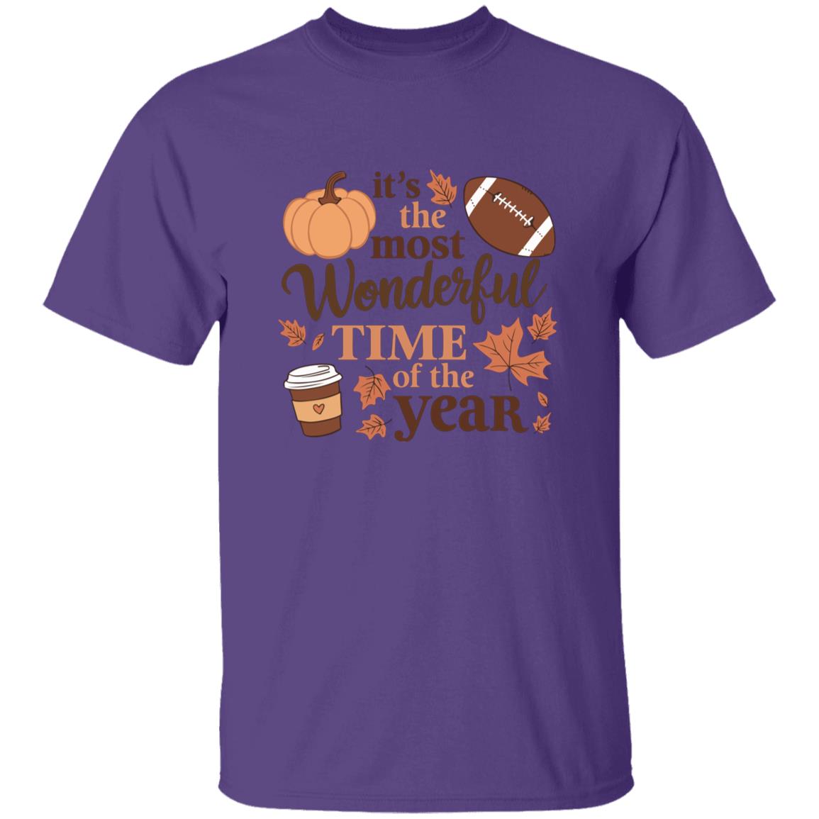 It's The Most Wonderful Time Of The Year Funny Men Women Thanksgiving Football T-Shirt