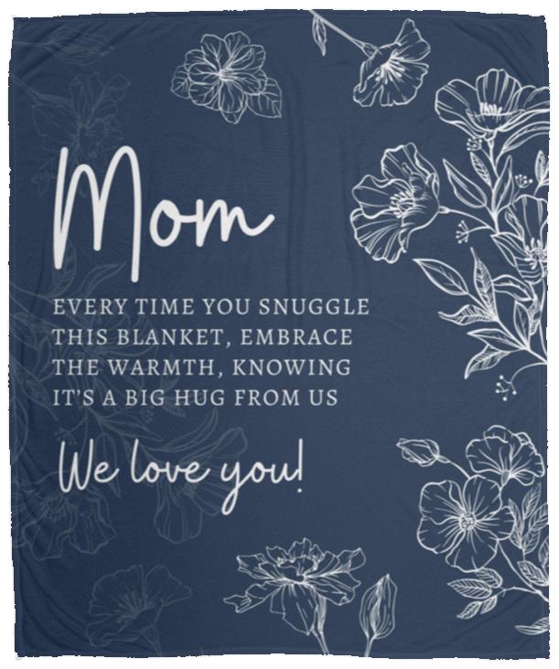 Gifts for Mom Blanket, Mom Birthday Gifts, Birthday Gifts for Mom from Daughter Son, Mom Gifts for Mother's Day Christmas, Super Soft Flannel Throw Blanket for Mom