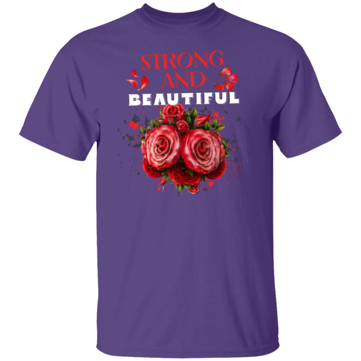 Strong And Beautiful Rose Novelty T-Shirt