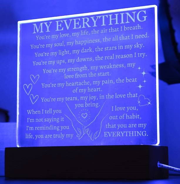 My Everything LED Night Light