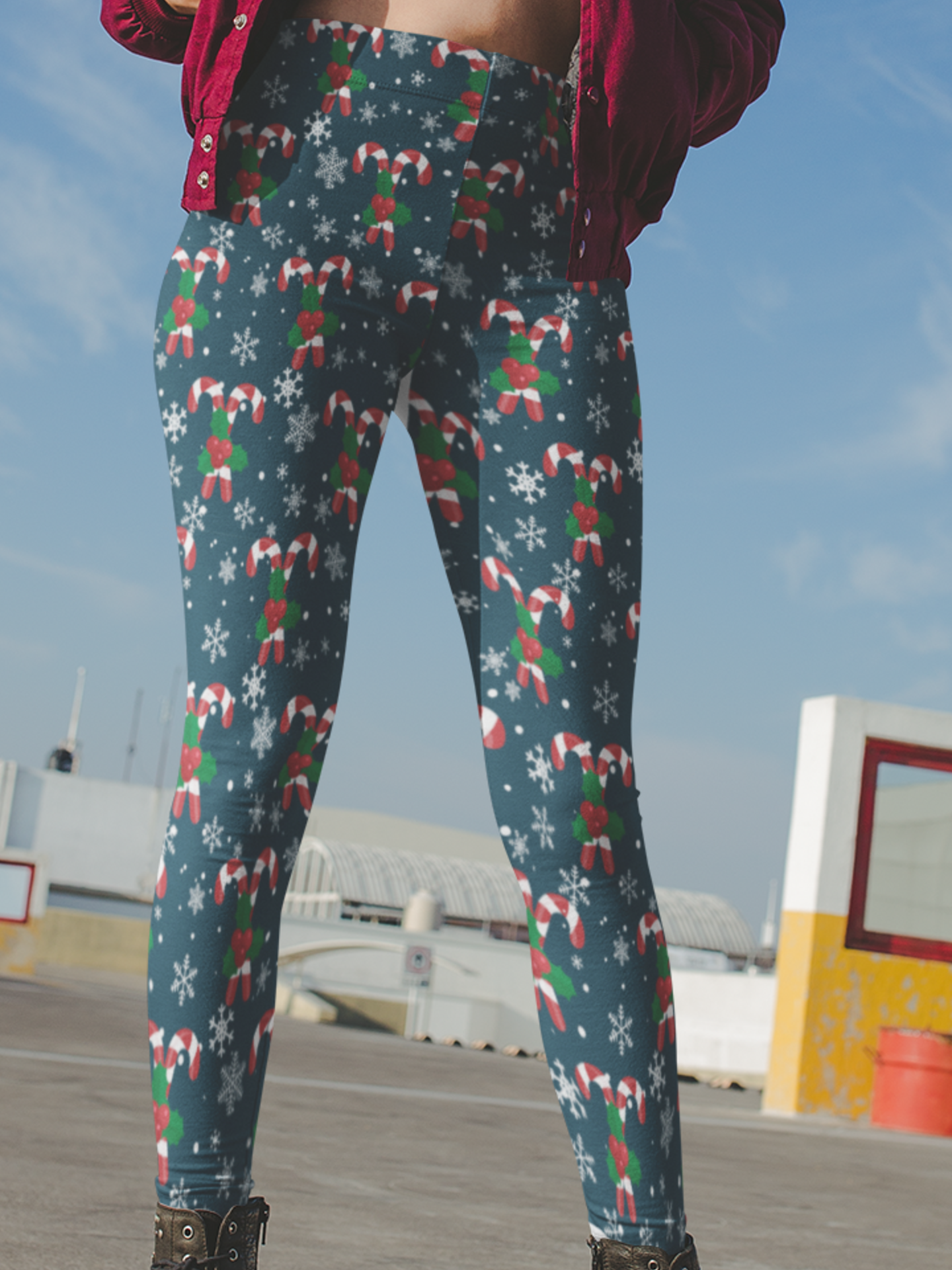 Women's Ugly Christmas Holiday Leggings