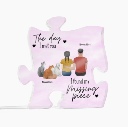 Personalize Message Acrylic Puzzle