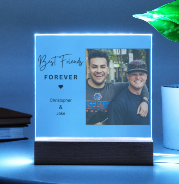 Best Friend Personalized Acrylic Square Plaque