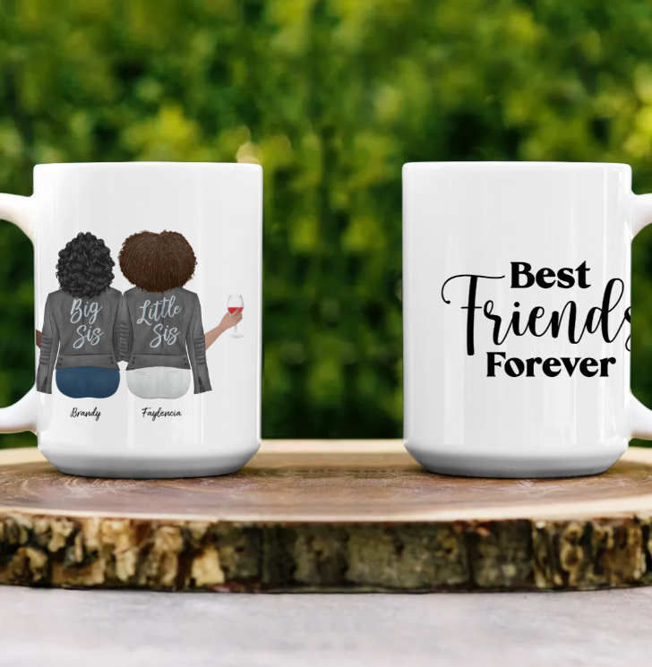 Best Friends 15oz. Ceramic Mug