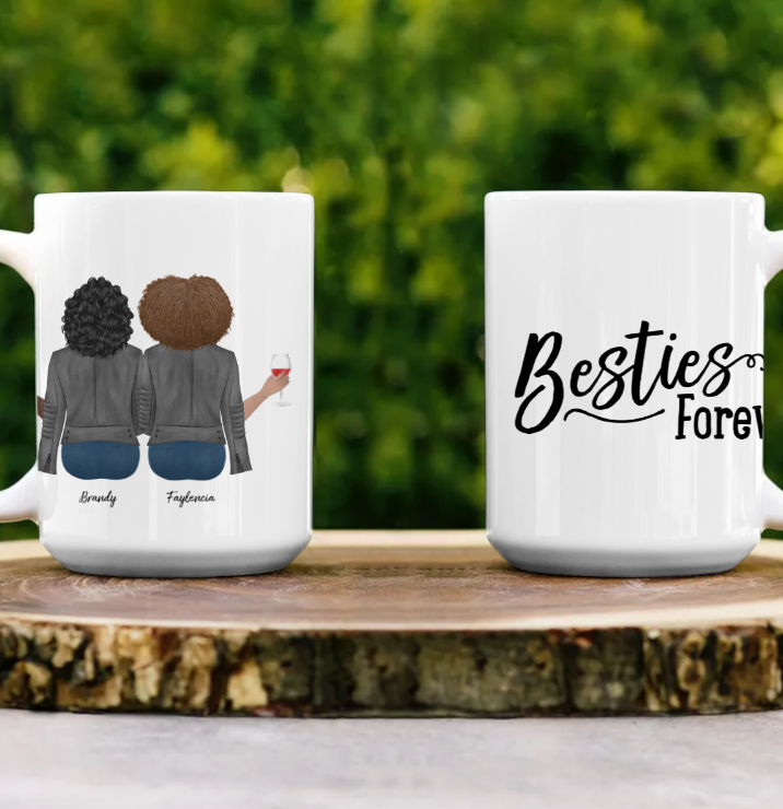 Best Friends 15oz. Ceramic Mug