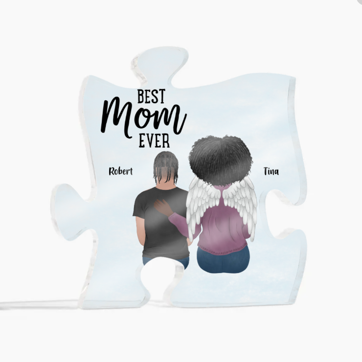 Personalized Memorial Puzzle Piece Acrylic Plaque