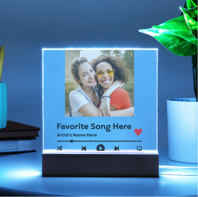 Personalized Music Plaque with Stand