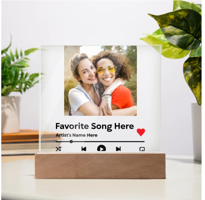 Personalized Music Plaque with Stand