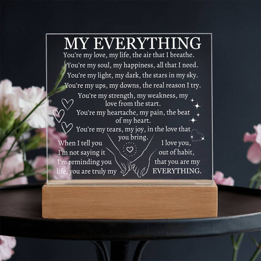 My Everything LED Night Light