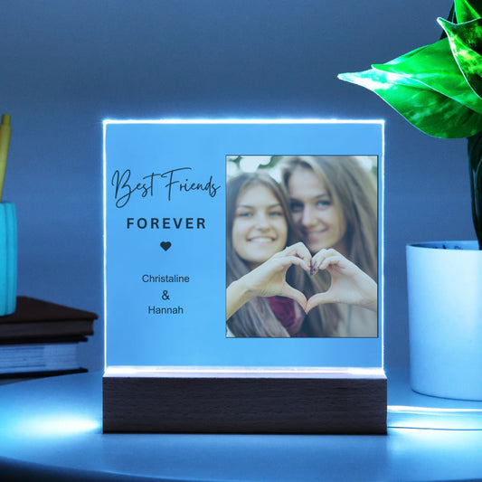 Best Friend Personalized Acrylic Square Plaque