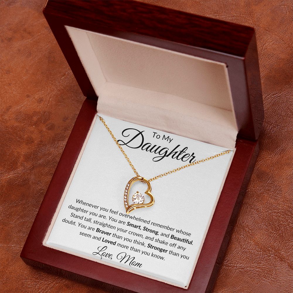 To My Daughter / Forever Love Necklace