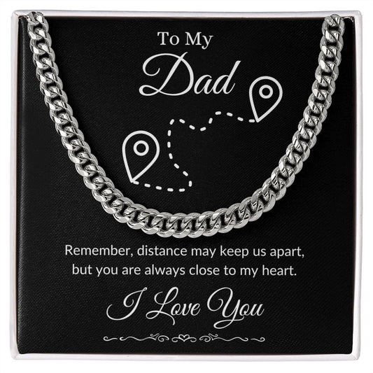 To My Dad / Cuban Link Chain