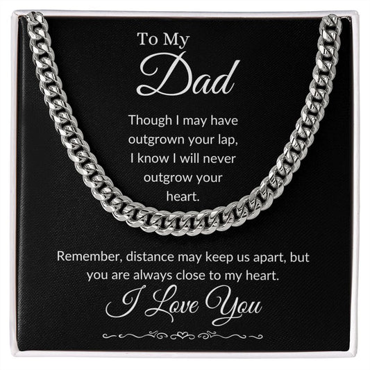 To My Dad / Cuban Link Chain