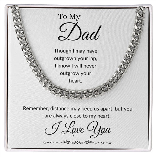 To My Dad / Cuban Link Chain